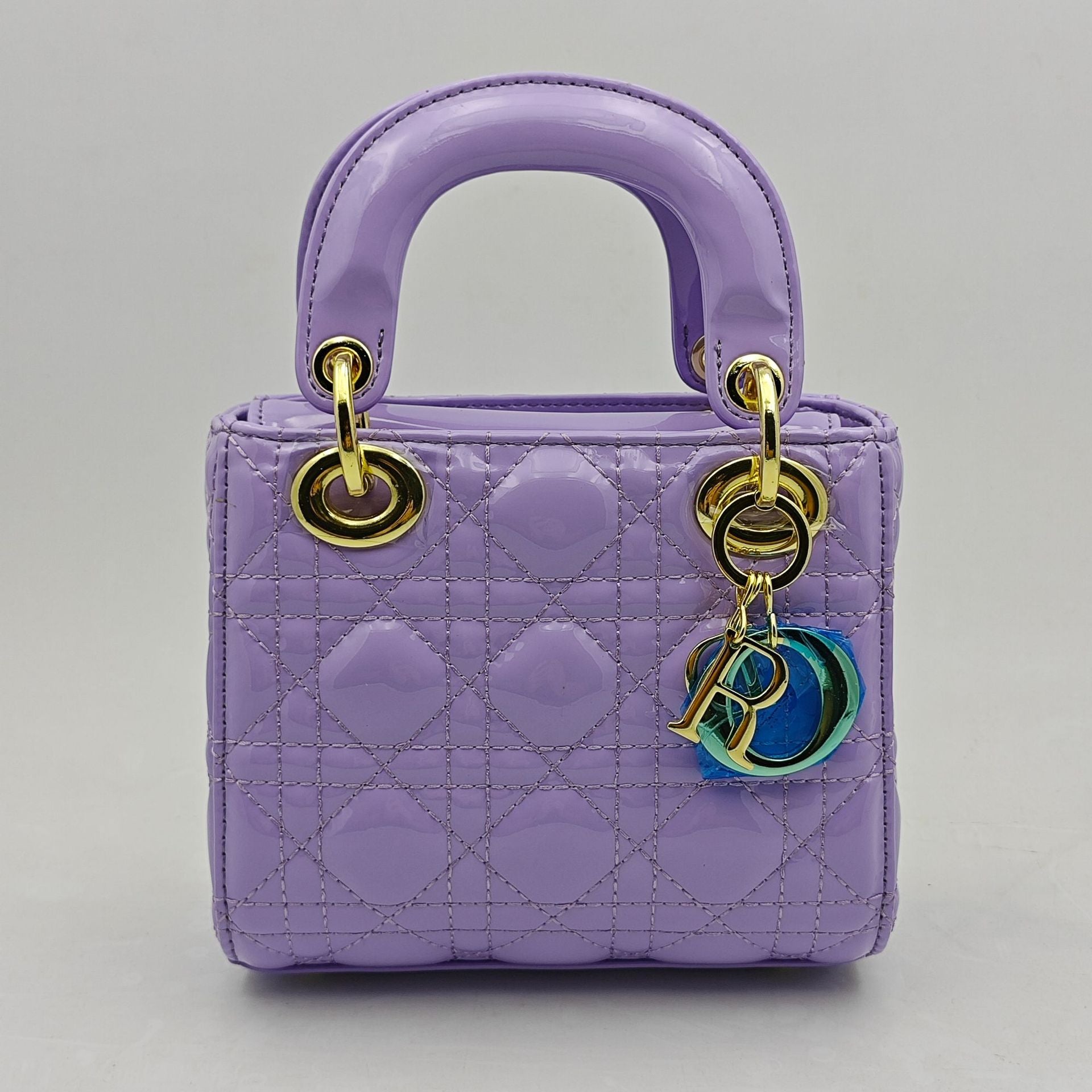 Diana Iconic Three-Frame Small Leather Handbag