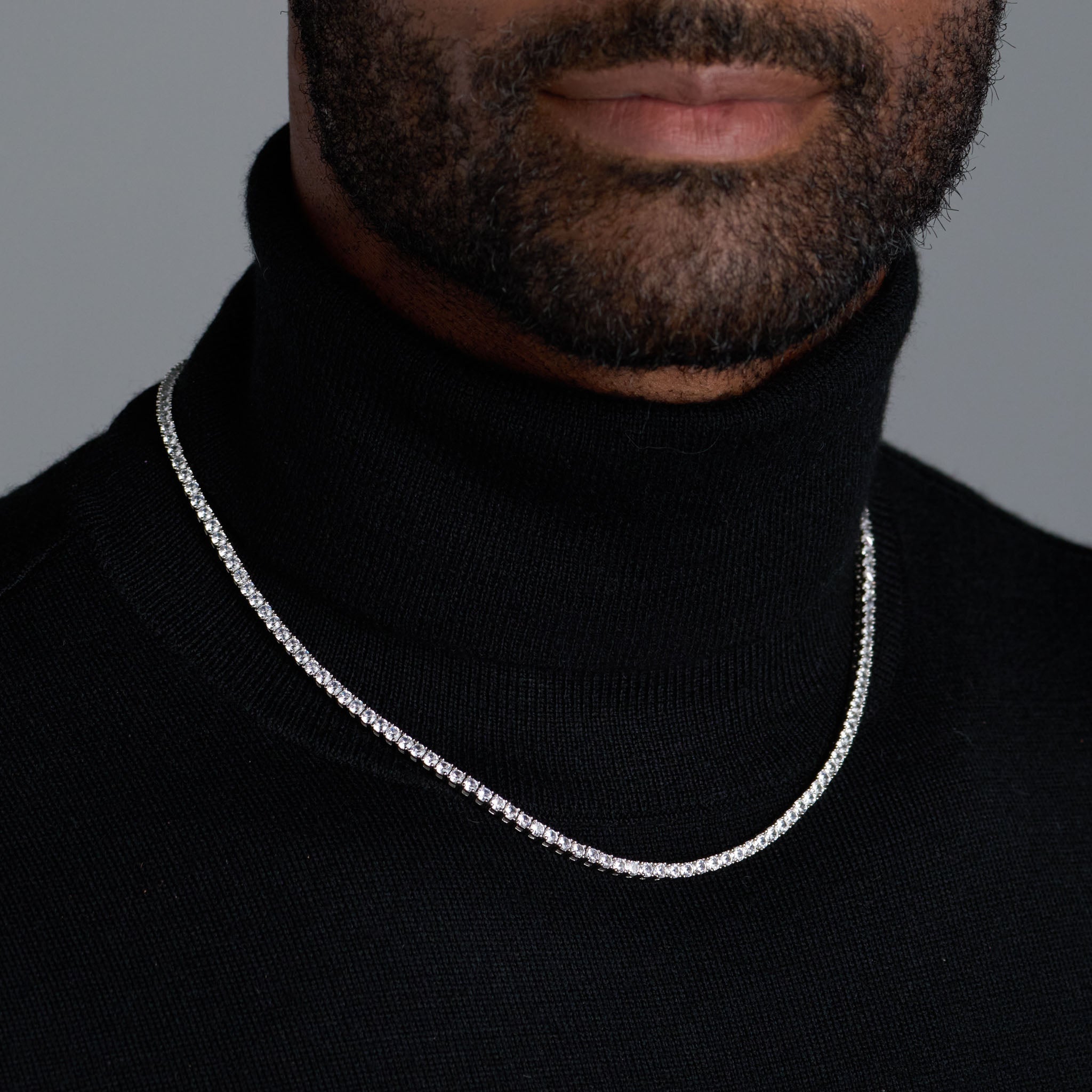 3mm Silver Tennis Chain