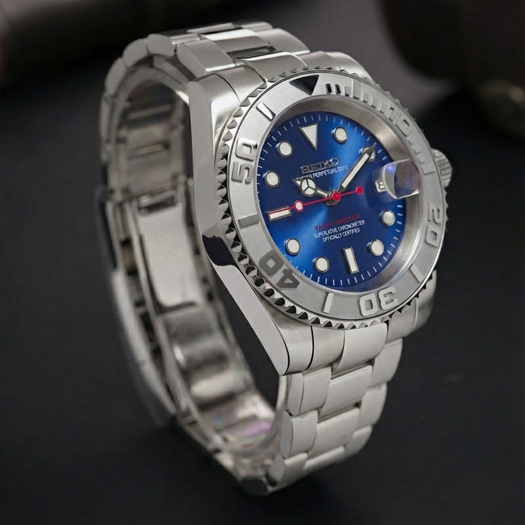 Seiko Mod Yacht-Master | Blue Dial