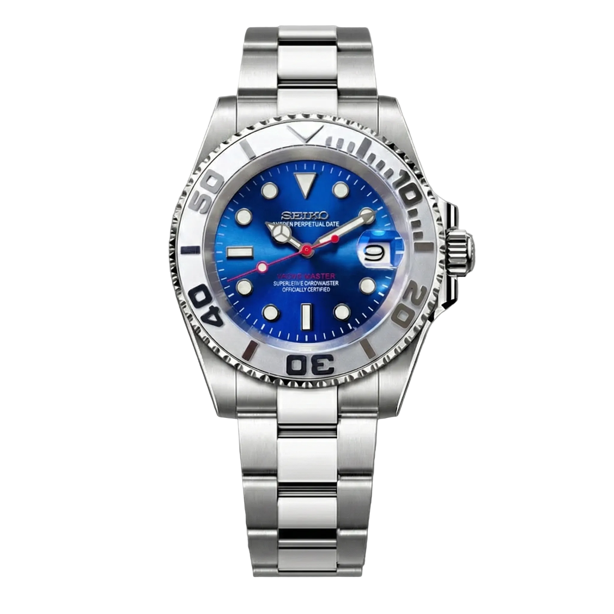 Seiko Mod Yacht-Master | Blue Dial