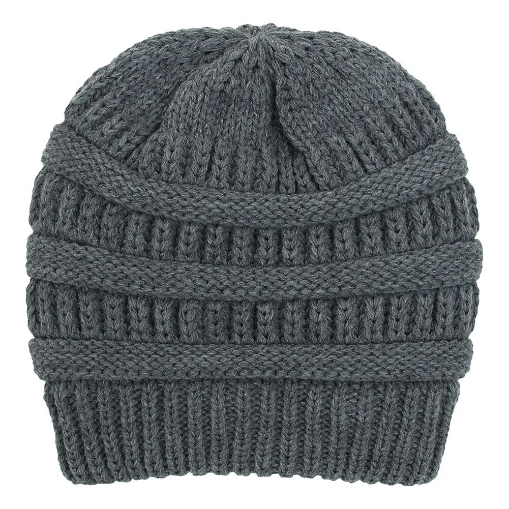 Winter Knit Satin Lined Beanies