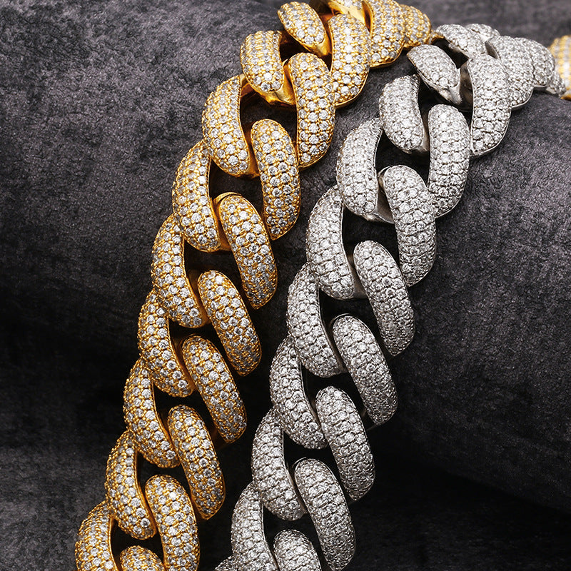 Thicc AF 20MM Fully Iced Out Diamond Cuban Link Chain