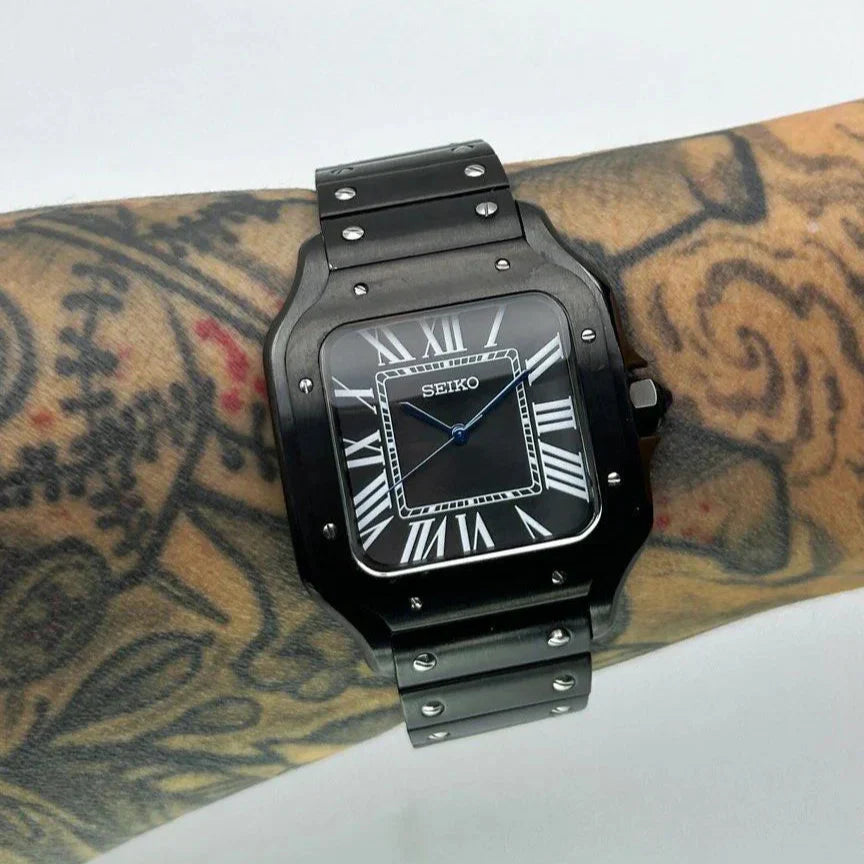 Seiko Mod Santos | Triple Black