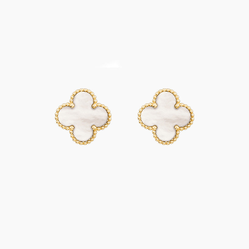 Clover Mini Earrings - 925 sterling silver - High Quality Dupe