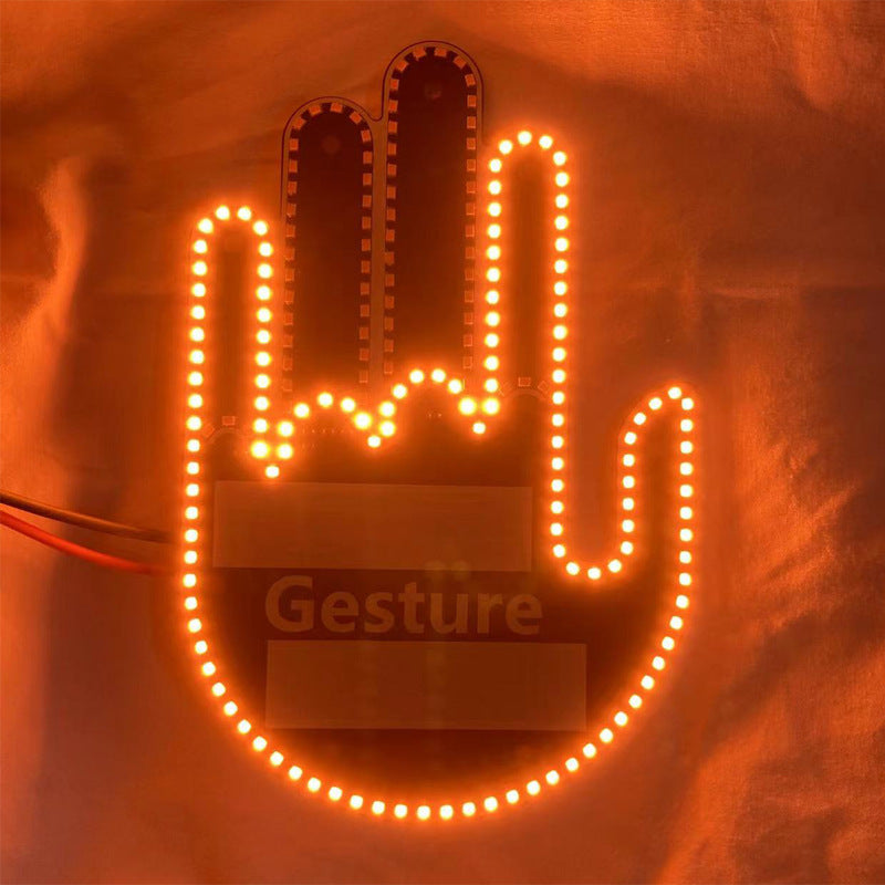 GloGesture LED Car Hand Sign