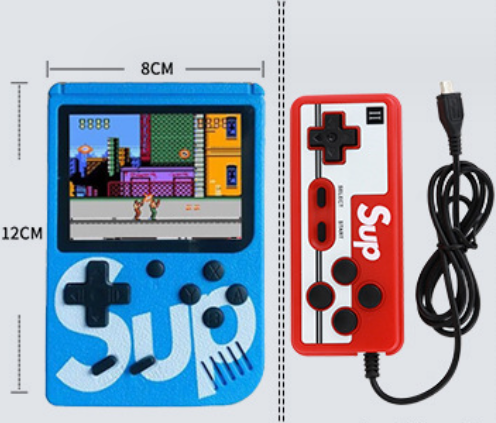 Mini Double Classic Mario Wired Handheld Console