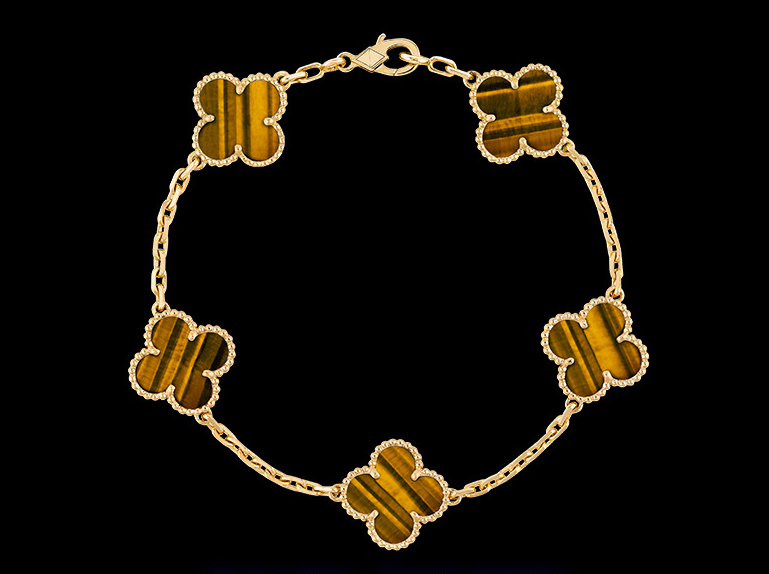 Clover Bracelet - 18k Gold & .925 Sterling Silver - High Quality Dupe
