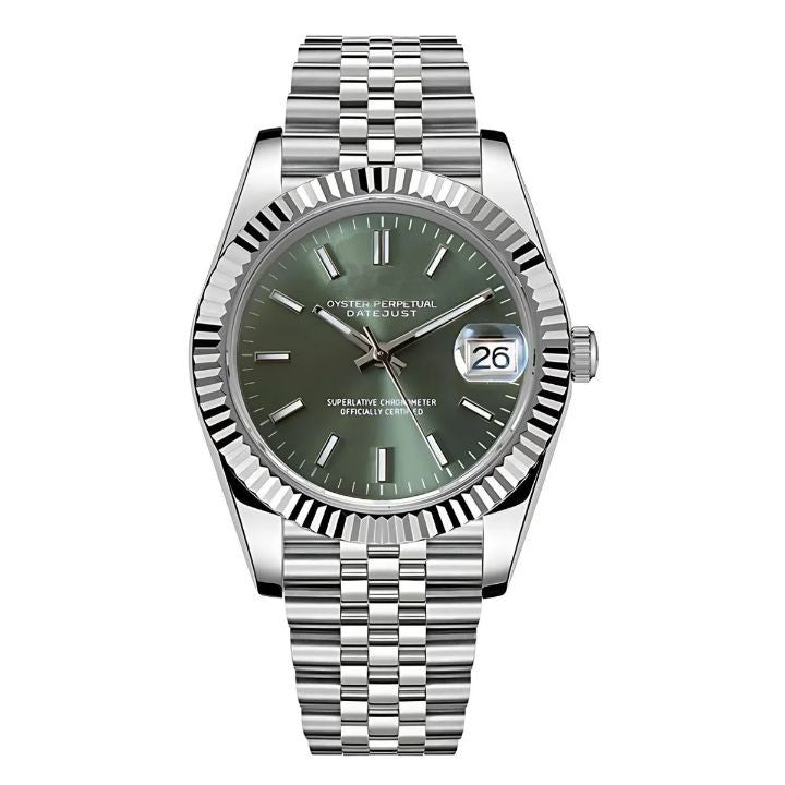 Seiko Mod Datejust | Olive Green