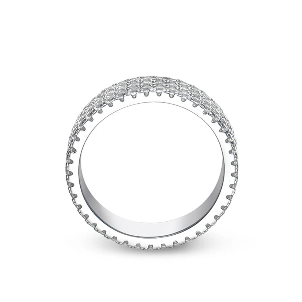Ignis 925 Sterling Silver Moissanite Ring