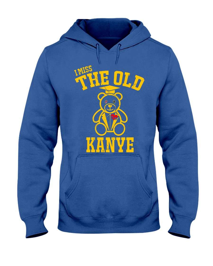 Fuel hip hop jewelry Apparel Gildan 50/50 Hoodie / Royal Blue / S Old Kanye T-Shirt