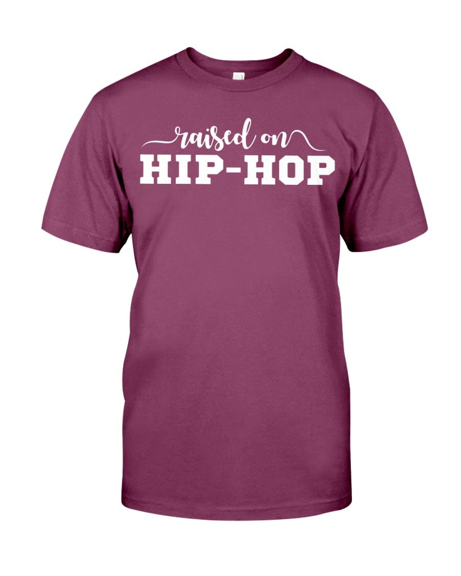 Fuel hip hop jewelry Apparel Gildan Softstyle T-Shirt / Berry / XS Raised On Hip-hop Premium Fit Men's T-shirt