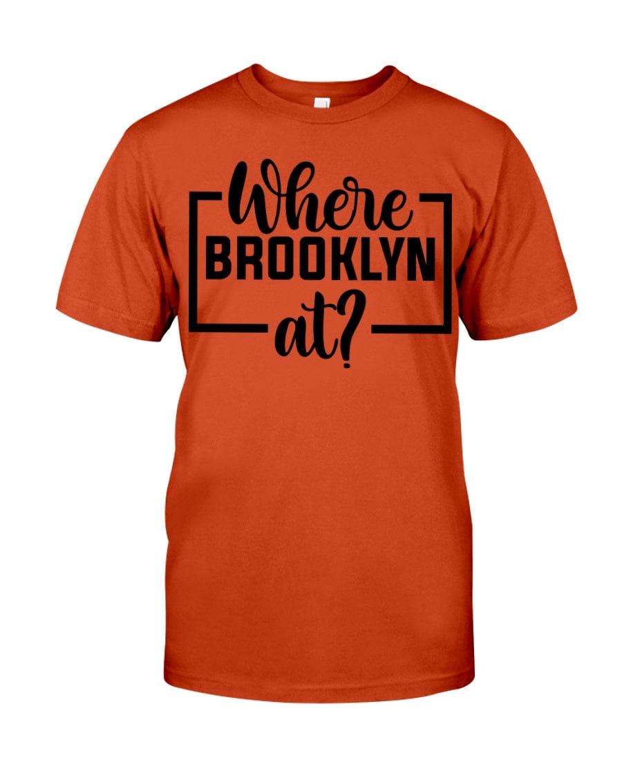 Fuel hip hop jewelry Apparel Gildan Softstyle T-Shirt / Cherry Red / XS Where Brooklyn at Premium Fit Men's T-shirt