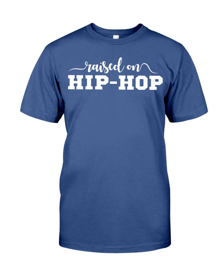 Fuel hip hop jewelry Apparel Gildan Softstyle T-Shirt / Metro Blue / XS Raised On Hip-hop Premium Fit Men's T-shirt