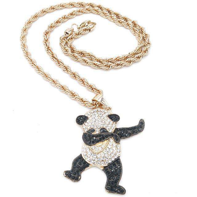 Hip Hop Fresh Jewelry hip hop jewelry Blinged Out Dabbin’ Panda Chain