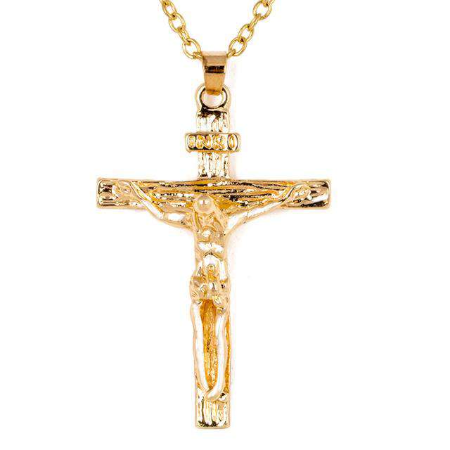 Hip Hop Fresh Jewelry hip hop jewelry Gold Vintage Crucifix Chain