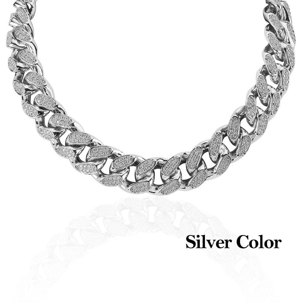 Jewelhery hip hop jewelry VVS Jewelry Diamond Cuban Link Choker Chain