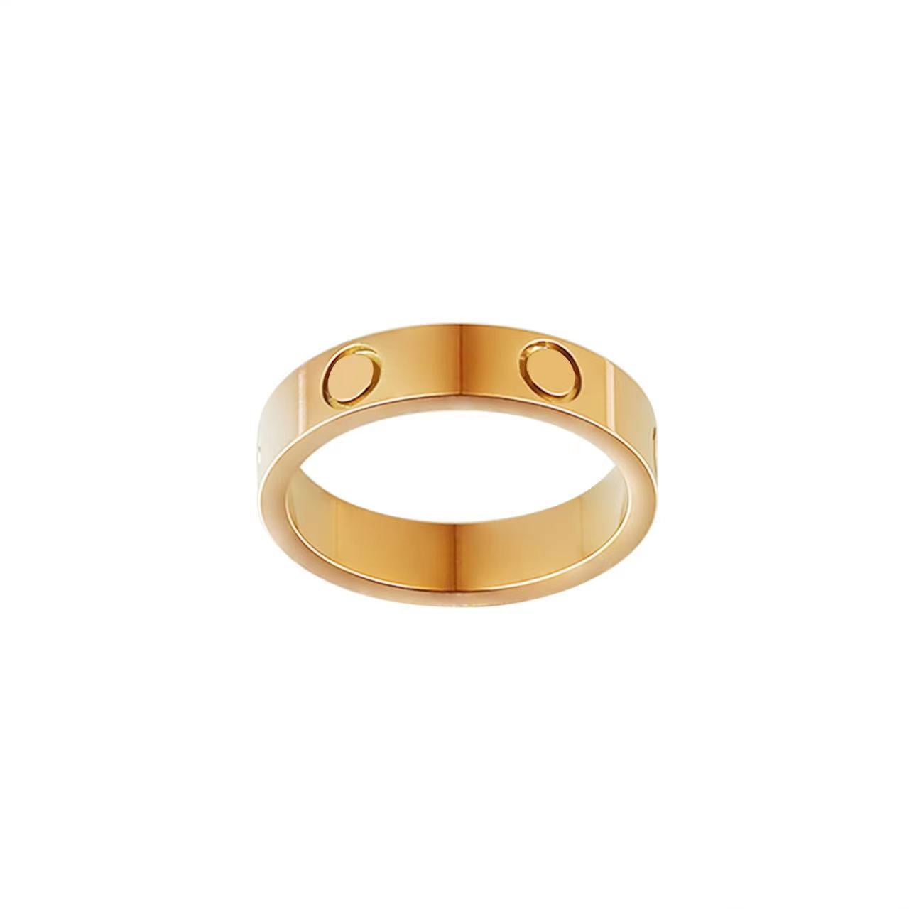 VVS Love Ring - 925 Sterling Silver & 18k Gold - High Quality Dupe