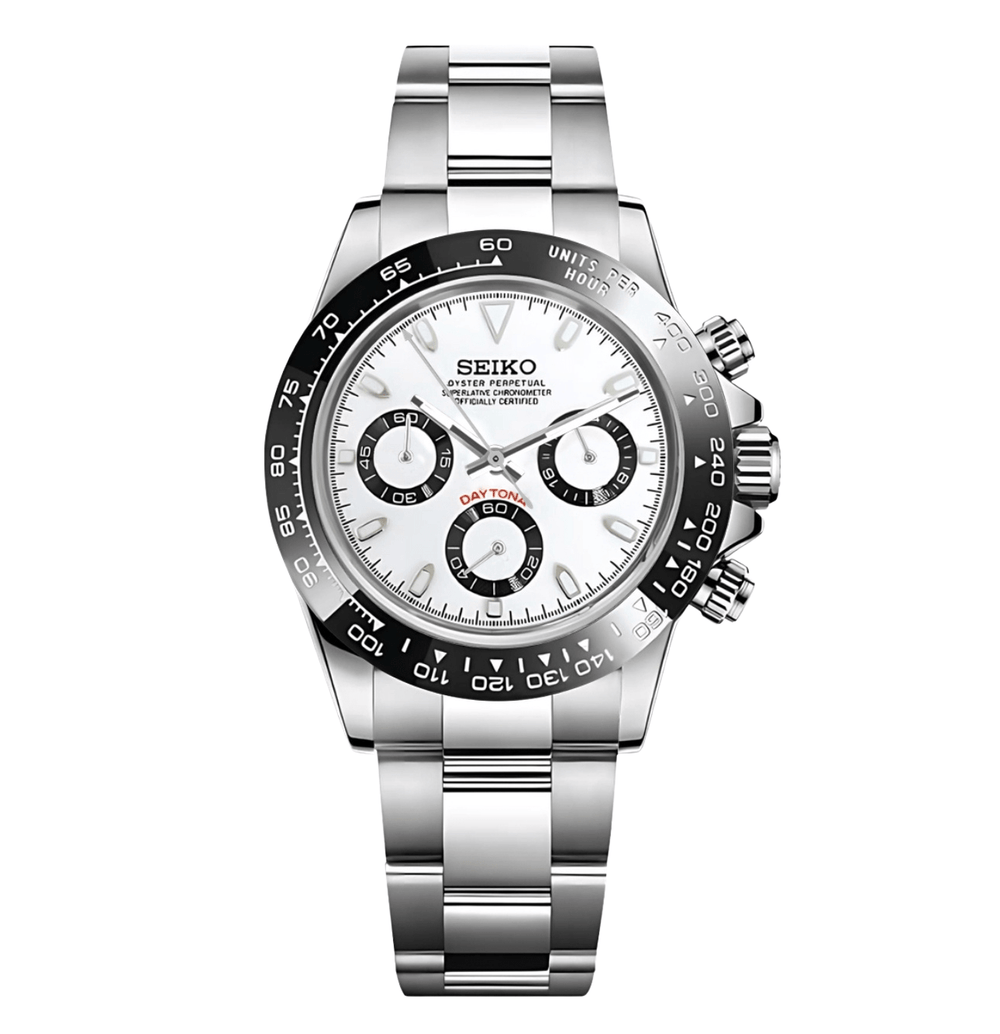 Panda Reloj Seiko Mod Daytona Panda
