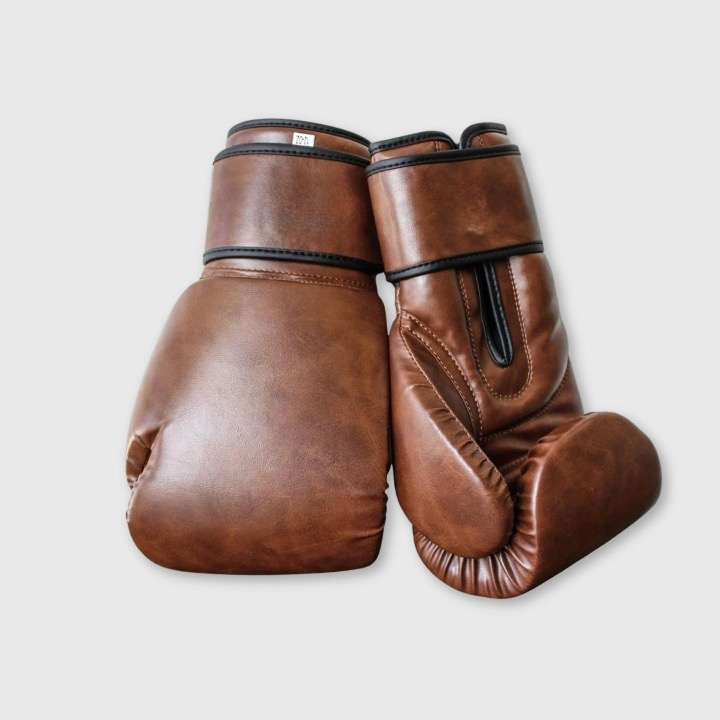 Retro Vintage Brown Leather Boxing Gloves Retro Vintage Brown Leather Boxing Gloves