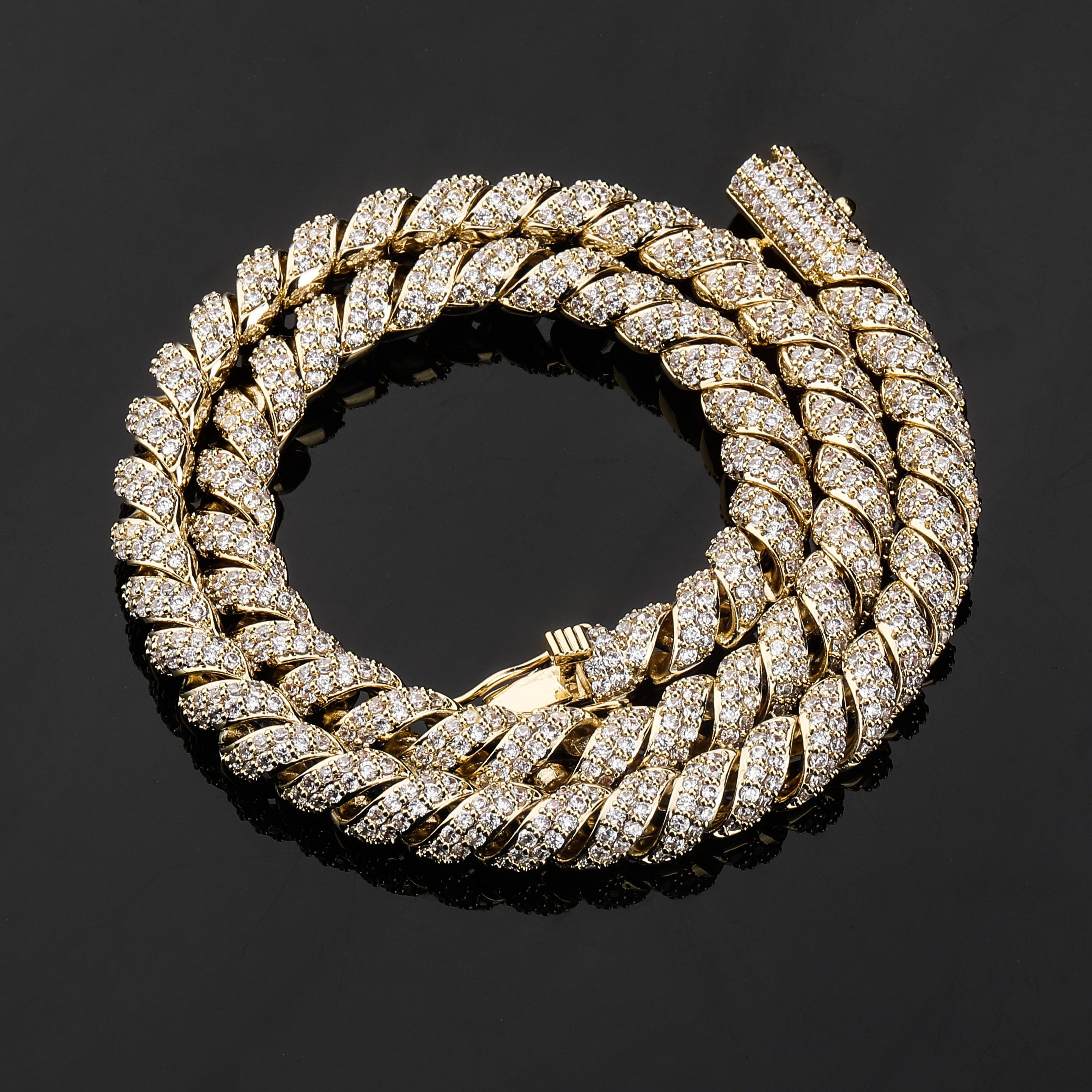 VVS Jewelry hip hop jewelry 10mm Cuban Rope Chain