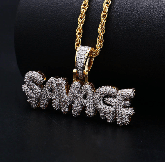 VVS Jewelry hip hop jewelry 18" Frosty Savage Necklace
