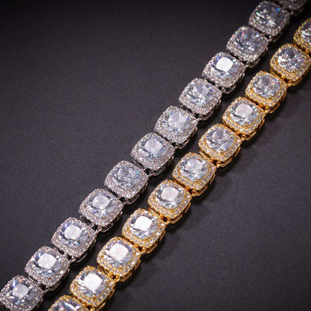 VVS Jewelry hip hop jewelry 200000162 Thicc 10mm Drippin Tennis Chain