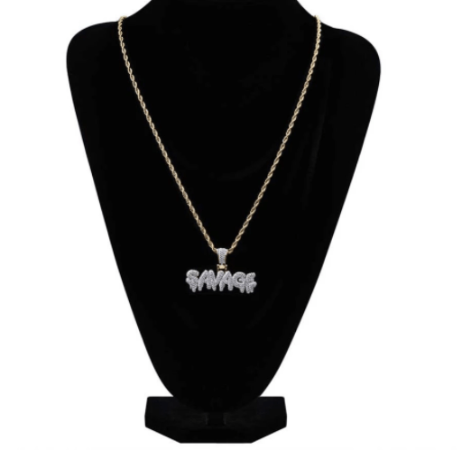 VVS Jewelry hip hop jewelry 24" Frosty Savage Necklace