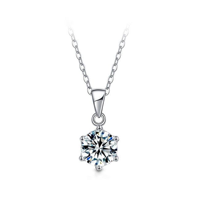 VVS Jewelry hip hop jewelry 2ct O-Chain 925 Sterling Silver 1ct/2ct/3ct VVS1 Moissanite Diamond Necklace