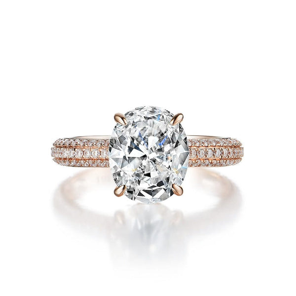 Moissanite Engagement Rings VVS Jewelry