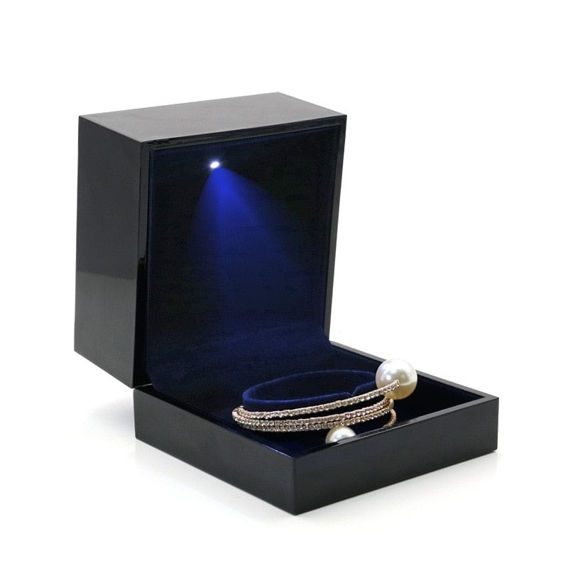 VVS Jewelry hip hop jewelry Bangle box Premium LED Jewelry Gift Box