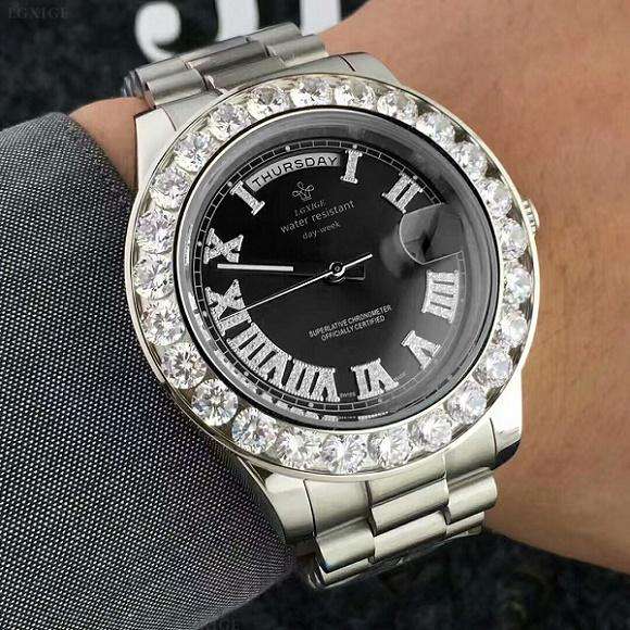 VVS Jewelry hip hop jewelry black Iced Presidential Watch
