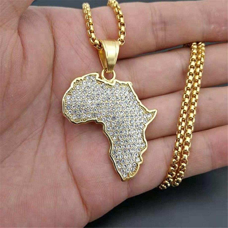 VVS Jewelry hip hop jewelry Blinged out Africa Chain