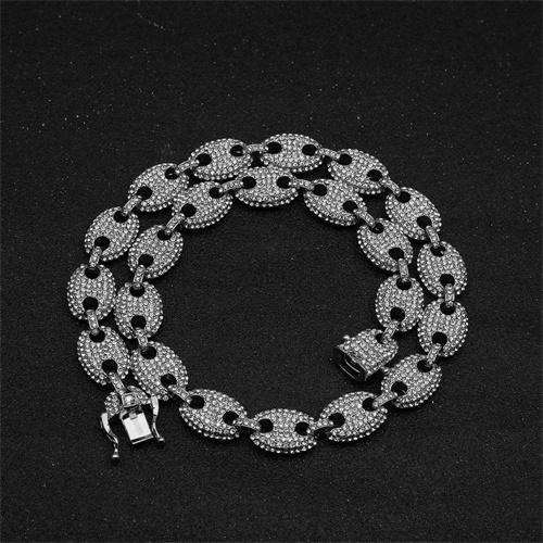 VVS Jewelry hip hop jewelry bracelets Silver / 8inch 8" 18k Gold G-Link Bracelet