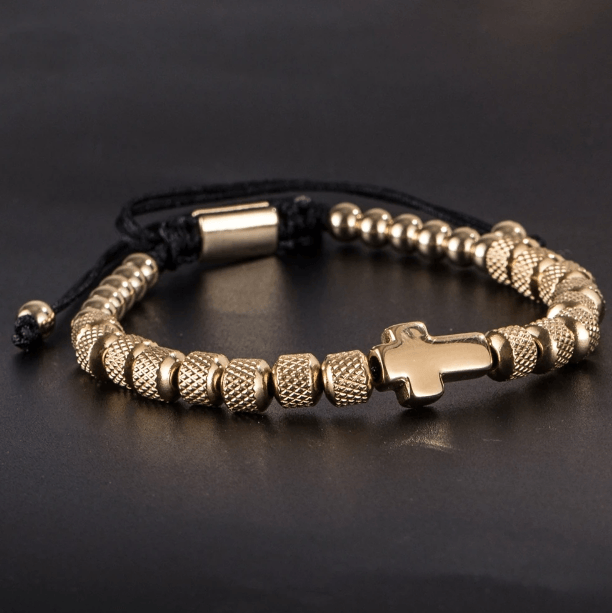 VVS Jewelry hip hop jewelry Cross 3pc Bracelet Set