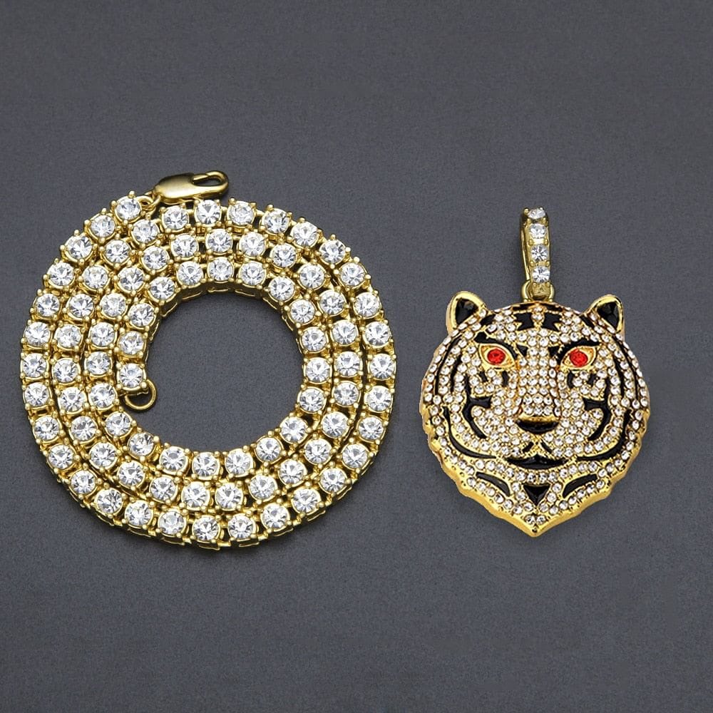 VVS Jewelry hip hop jewelry Everything Combo Set Drizzy Tiger Tennis plus Cuban Choker Set
