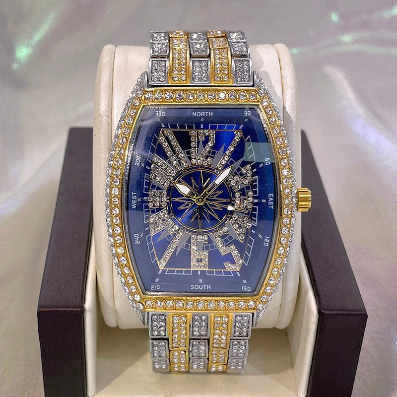 VVS Jewelry hip hop jewelry Full Bling Iced AAA Reloj Watch