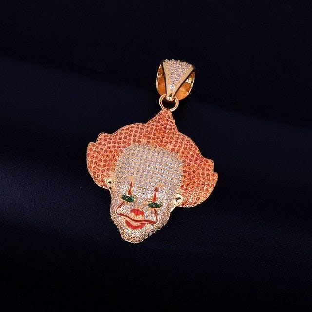 VVS Jewelry hip hop jewelry Gold / 18inch Pennywise the Clown Pendant Chain
