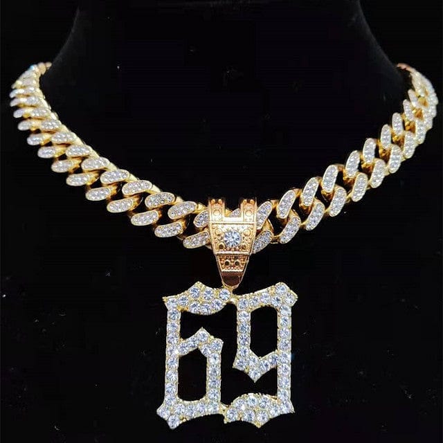 VVS Jewelry hip hop jewelry Gold / 24inch Iced Tekashi 6ix9ine Inspired Pendant Chain