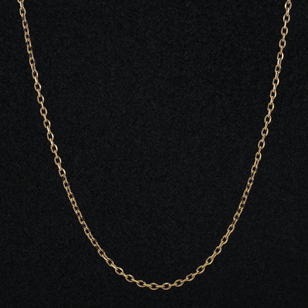 VVS Jewelry hip hop jewelry Gold / 3mm / 18 Inch VVS Jewelry BOGO Micro Cable Chain - Buy One Get One Free
