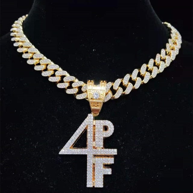 VVS Jewelry hip hop jewelry Gold/Cuban Chain / 16inch VVS Jewelry Lil Baby 4PF Cuban Chain Replica