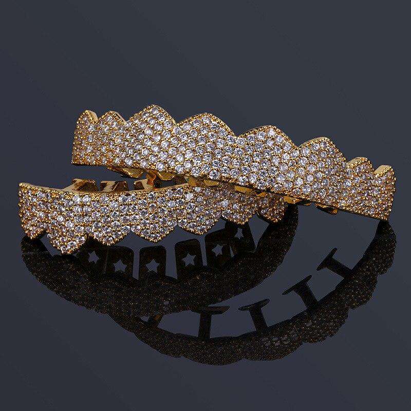 VVS Jewelry hip hop jewelry Gold/Platinum Full Bling Grillz