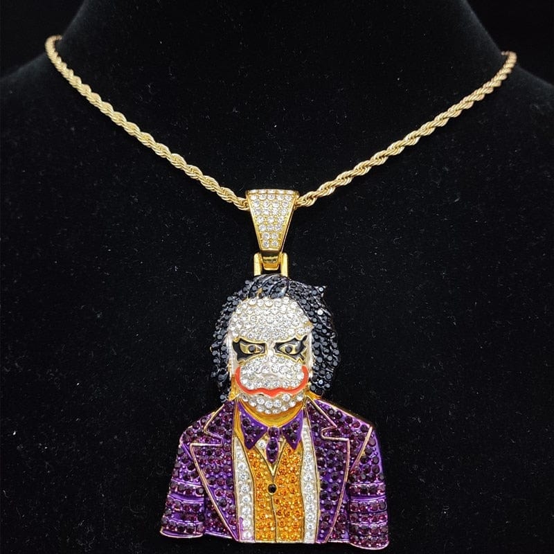 VVS Jewelry hip hop jewelry Gold / Rope Chain / 16inch Icy Joker Chain