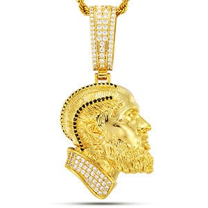 VVS Jewelry hip hop jewelry Gold / Rope Chain / 24inch Nipsey Hussle Pendant Necklace