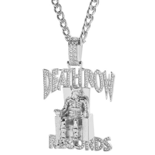 VVS Jewelry hip hop jewelry Icy Death Row Records Pendant Chain Bundle