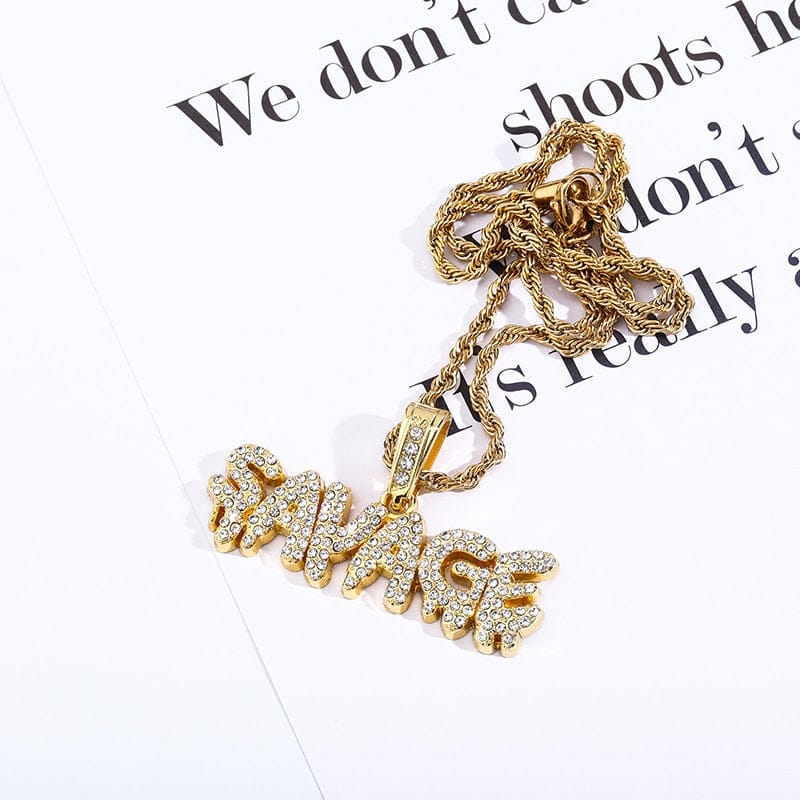 VVS Jewelry hip hop jewelry Imma Savage Necklace