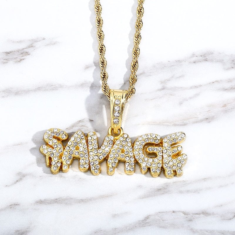 VVS Jewelry hip hop jewelry Imma Savage Necklace