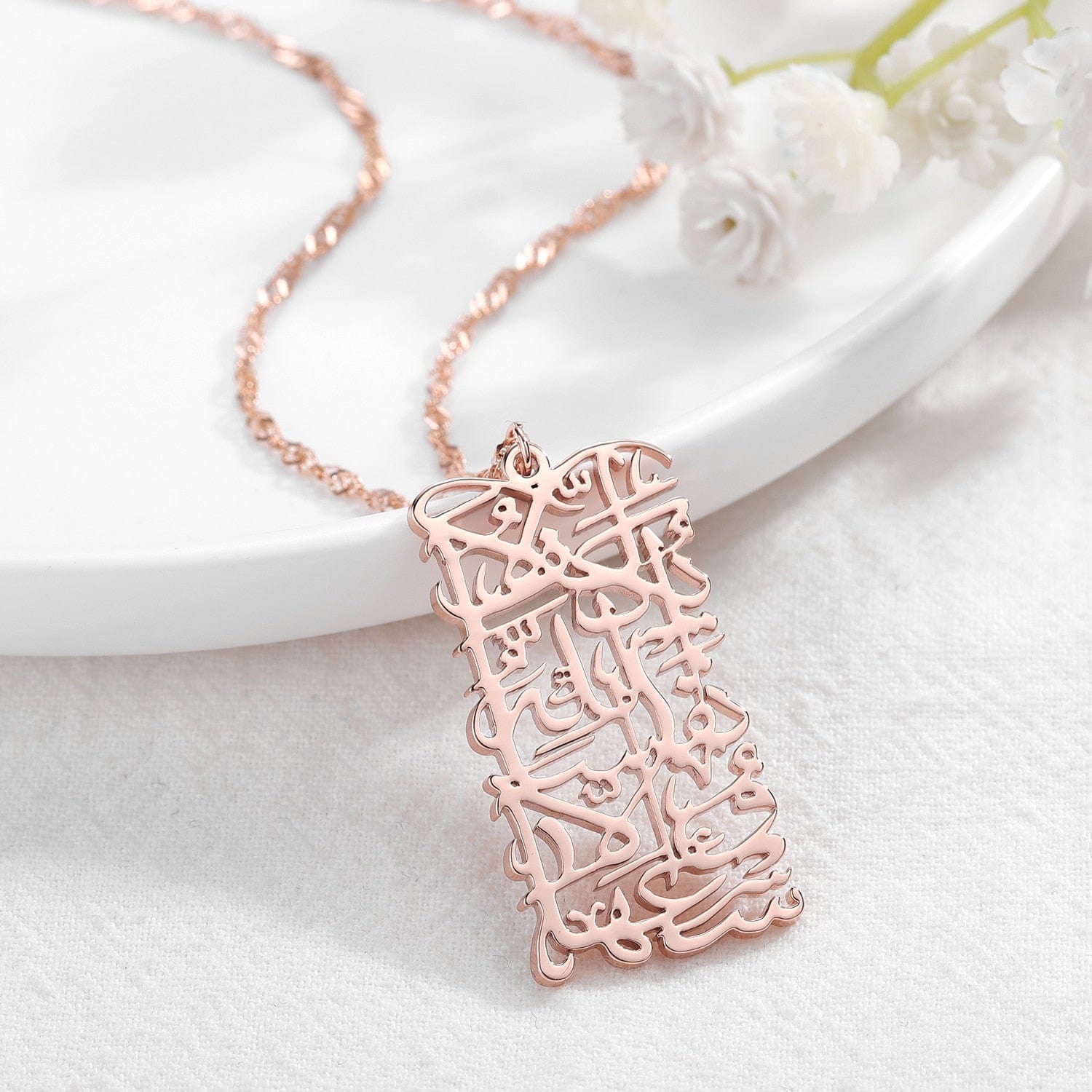 VVS Jewelry hip hop jewelry Islamic Arabic Calligraphy Necklace