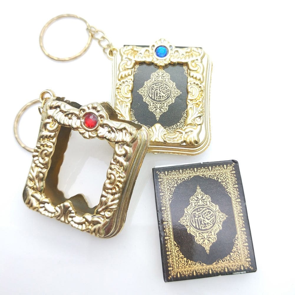 VVS Jewelry hip hop jewelry Islamic Mini Quran Pendant Keychain