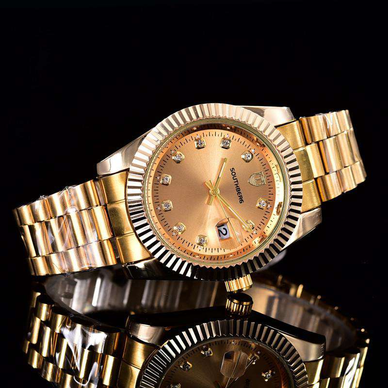 VVS Jewelry hip hop jewelry Louis XII Gold Watch