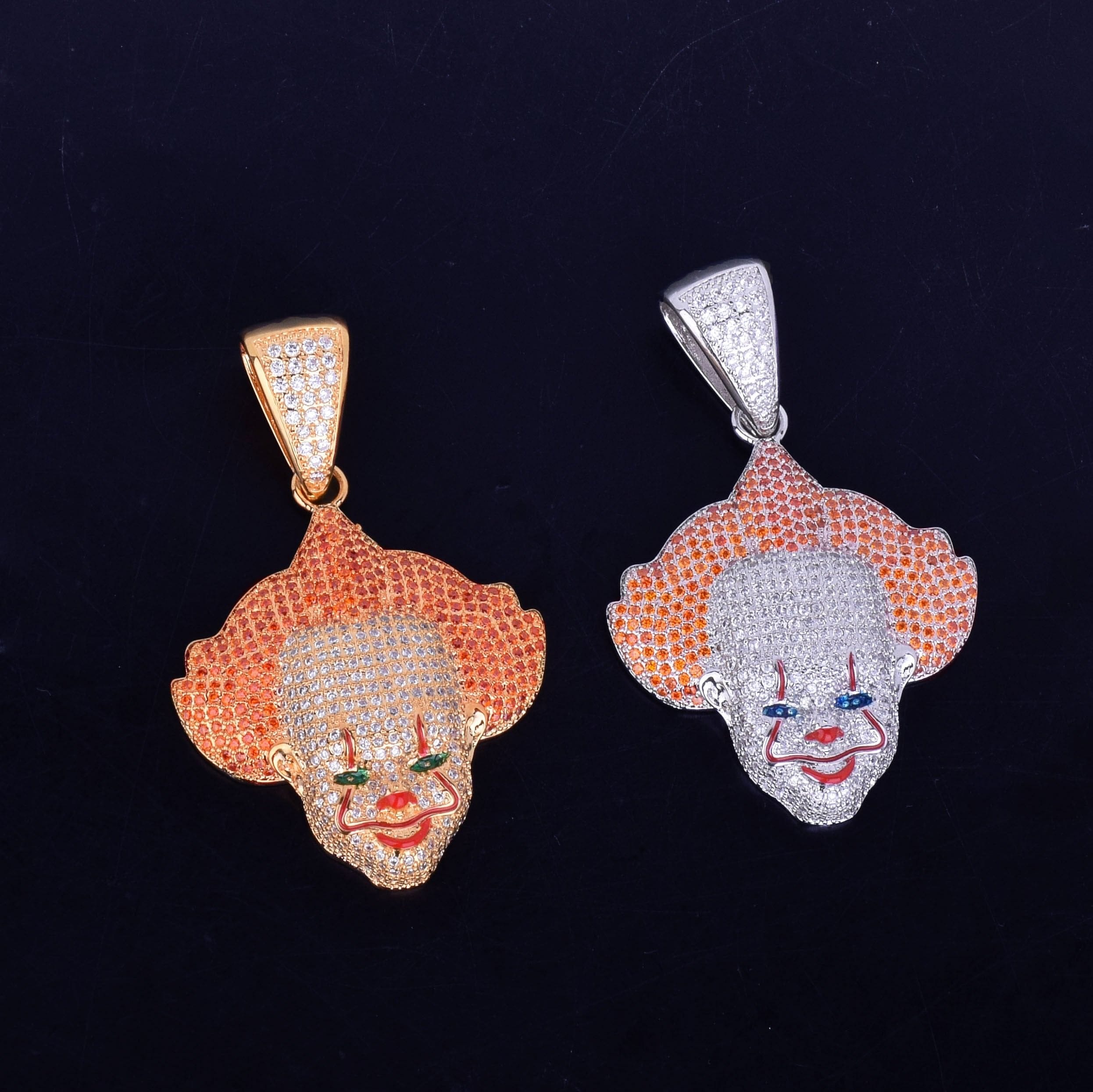 VVS Jewelry hip hop jewelry Pennywise the Clown Pendant Chain